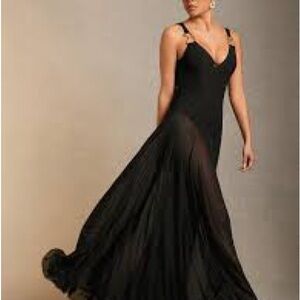 Black sheer Gown small